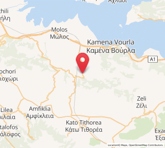 Map of Rengínion, Central Greece