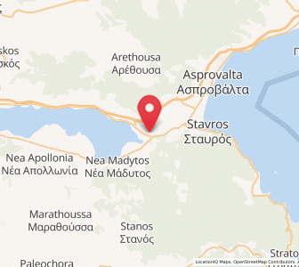 Map of Rentína, Central Macedonia