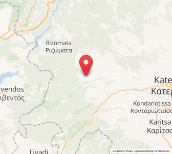 Map of Ritíni, Central Macedonia