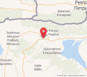 Map of Rodópoli, Central Macedonia