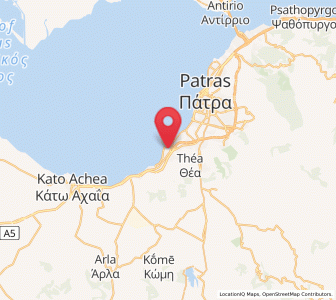 Map of Royítika, West Greece