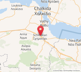 Map of Schimatári, Central Greece