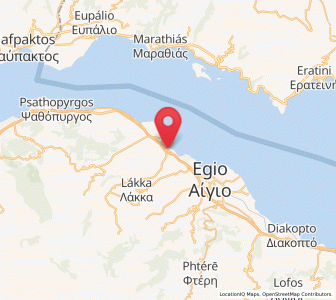 Map of Selianítika, West Greece