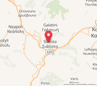 Map of Siátista, West Macedonia