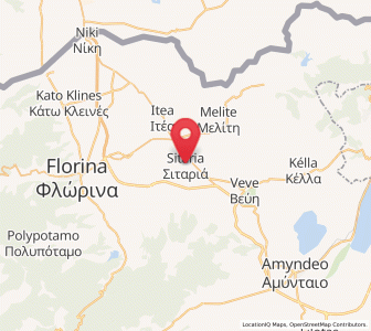 Map of Sitariá, West Macedonia