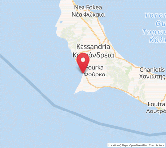 Map of Skála Foúrkas, Central Macedonia