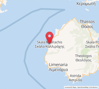 Map of Skála Kalliráchis, East Macedonia and Thrace
