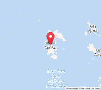 Map of Skála, South Aegean