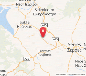 Map of Skotoússa, Central Macedonia