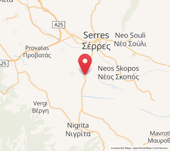 Map of Skoútari, Central Macedonia