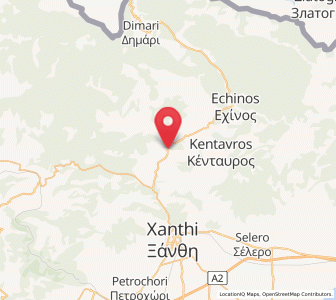Map of Smínthi, East Macedonia and Thrace