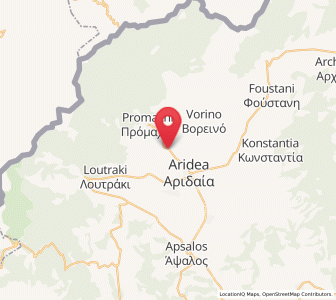 Map of Sosándra, Central Macedonia
