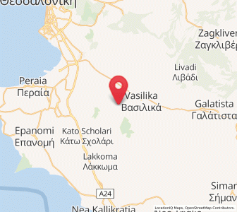 Map of Sourotí, Central Macedonia