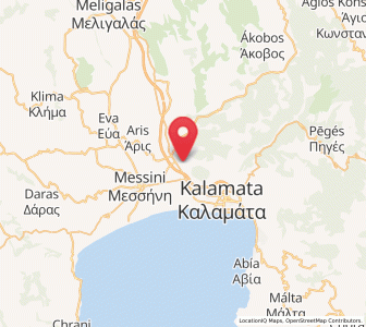Map of Sperchógeia, Peloponnese