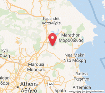 Map of Stamáta, Attica