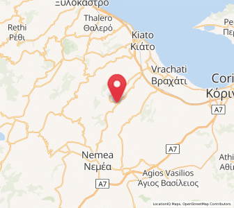 Map of Stimánga, Peloponnese