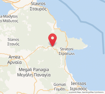 Map of Stratoníki, Central Macedonia