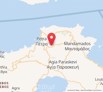 Map of Stýpsi, North Aegean