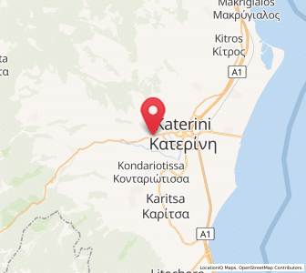 Map of Svorónos, Central Macedonia