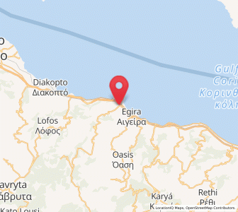 Map of Sylivainiótika, West Greece