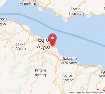Map of Témeni, West Greece