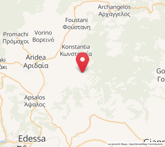 Map of Theodorákeio, Central Macedonia