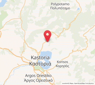 Map of Toichío, West Macedonia