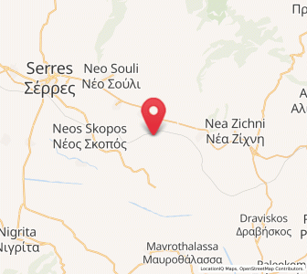 Map of Toúmpa, Central Macedonia
