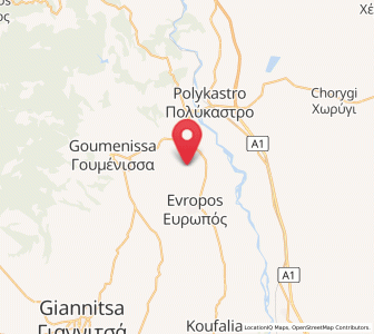 Map of Toúmpa, Central Macedonia