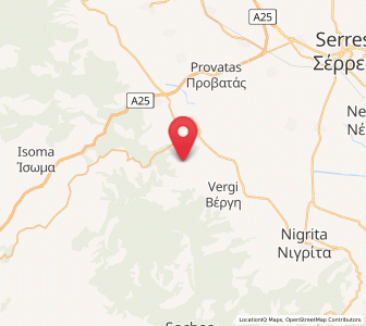 Map of Triantafylliá, Central Macedonia