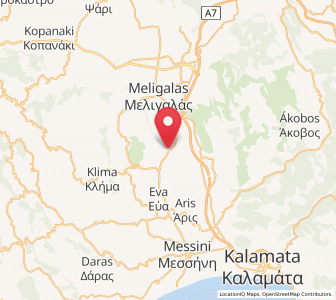 Map of Valýra, Peloponnese