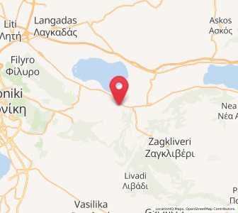 Map of Vasiloúdi, Central Macedonia