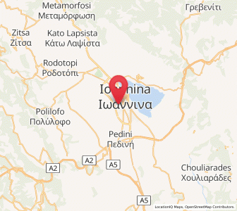 Map of Velissários, Epirus