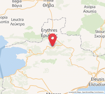 Map of Vília, Attica