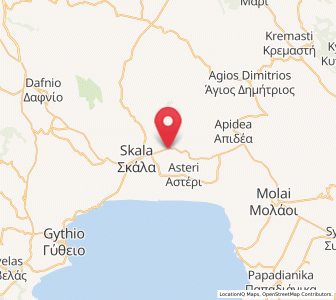 Map of Vlachiótis, Peloponnese