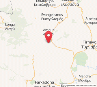 Map of Vlachogiánni, Thessaly