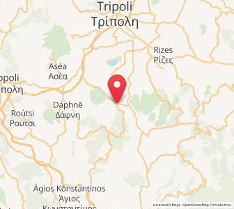 Map of Vlachokerasiá, Peloponnese
