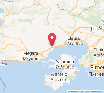 Map of Vlycháda, Attica