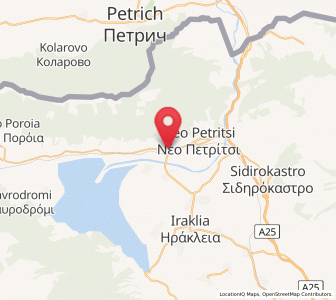 Map of Vyróneia, Central Macedonia