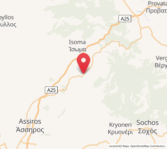 Map of Xilópolis, Central Macedonia