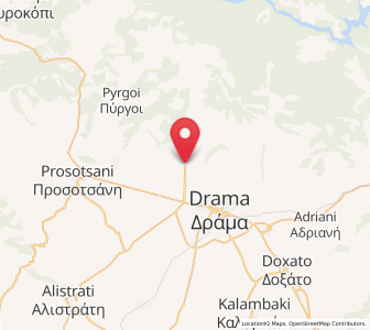 Map of Xiropótamos, East Macedonia and Thrace