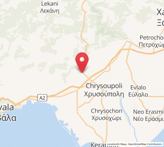 Map of Zarkadiá, East Macedonia and Thrace