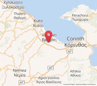 Map of Zevgolateió, Peloponnese