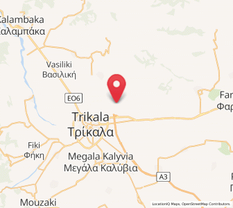 Map of Zileftí, Thessaly
