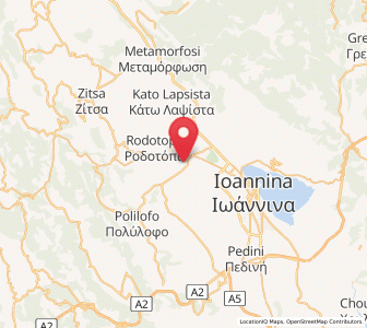Map of Zoodóchos, Epirus