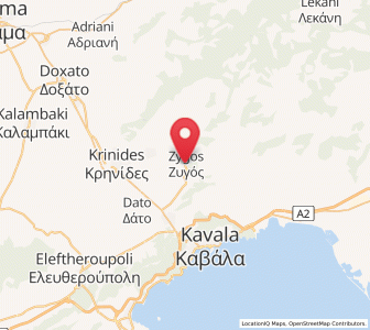 Map of Zygós, East Macedonia and Thrace