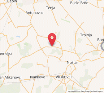 Map of Antin, Vukovar-Sirmium