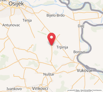 Map of Bobota, Vukovar-Sirmium