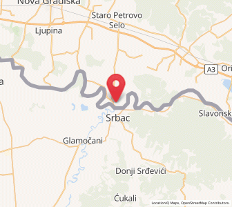 Map of Davor, Brod-Posavina