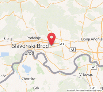 Map of Donja Vrba, Brod-Posavina